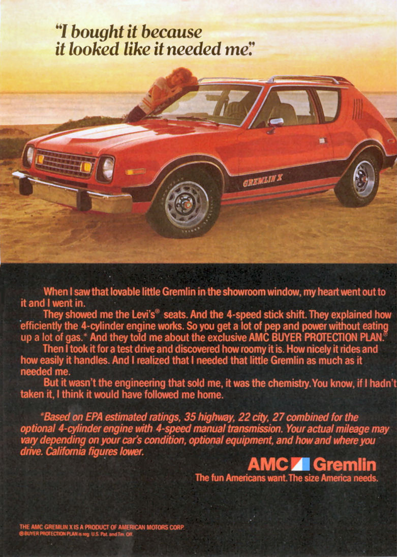 1978 Gremlin Ad-0a