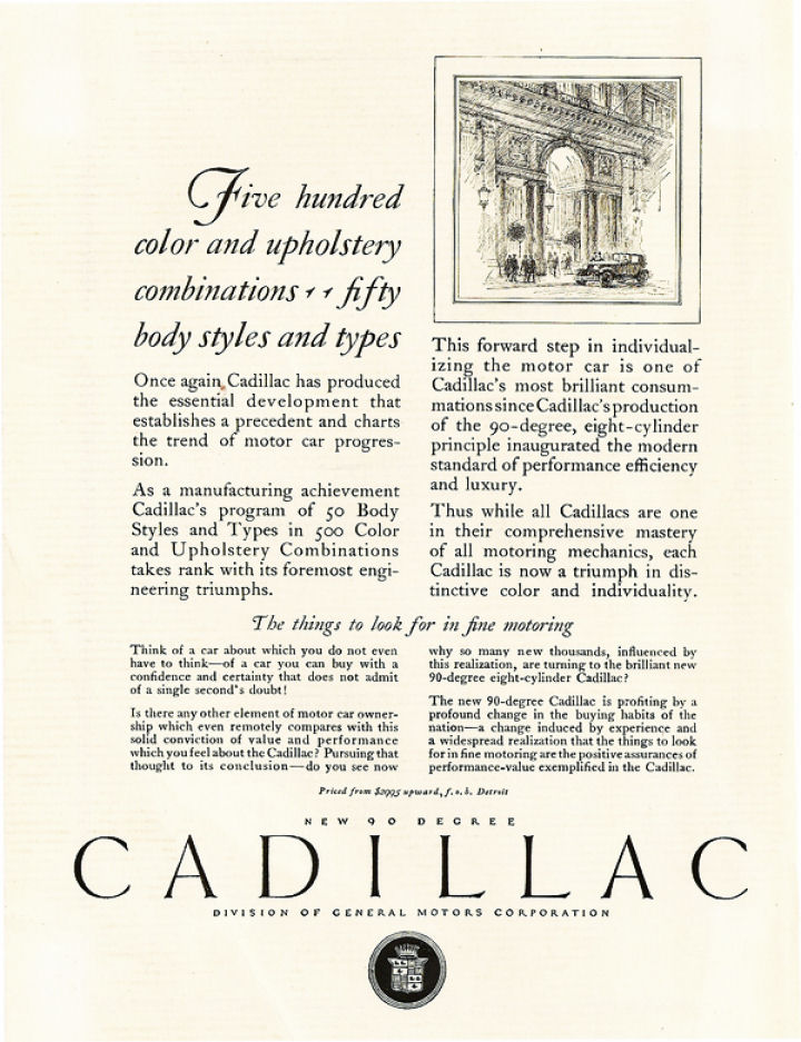 1927 Cadillac Ad-13