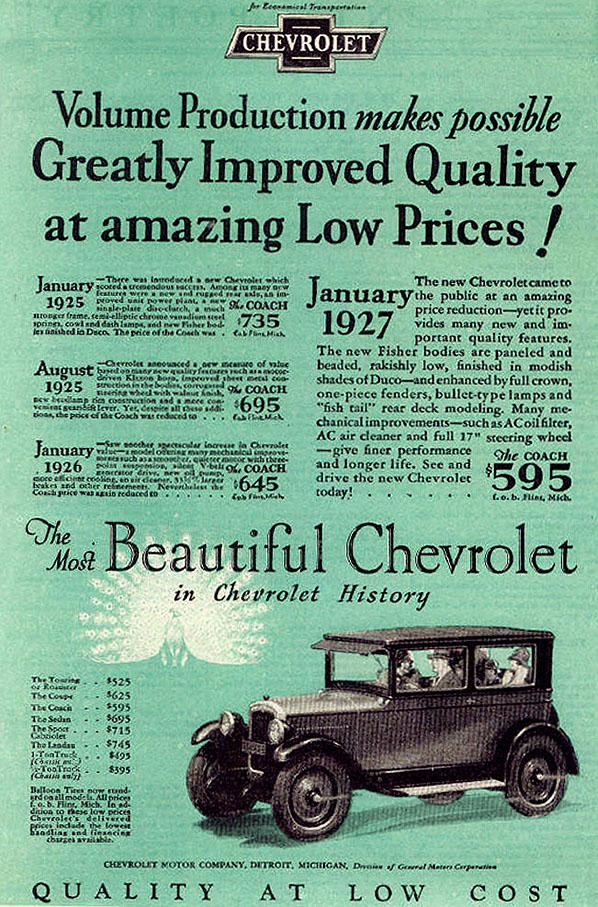1927 Chevrolet Ad-10
