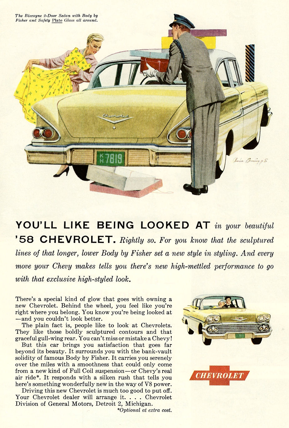 1958 Chevrolet Ad-12
