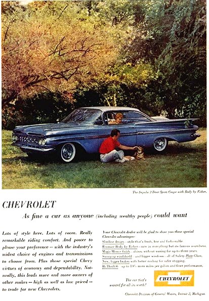 1959 Chevrolet Ad-12