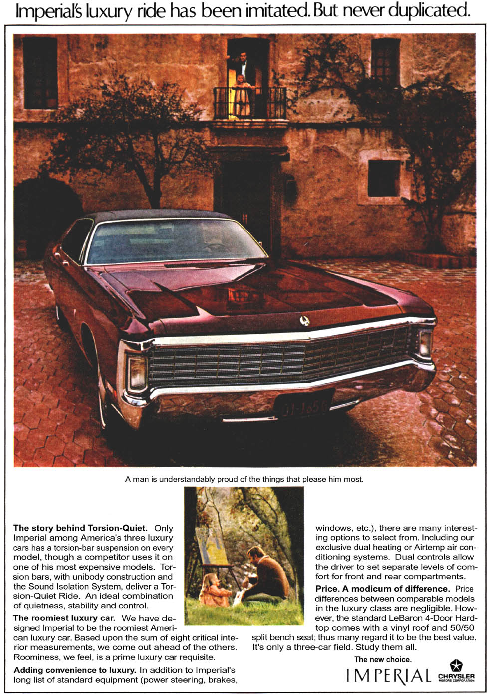 Print 1970 Chrysler Imperial Ad 