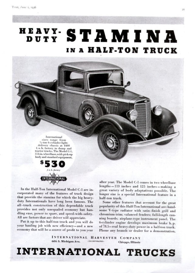 1936 International Truck Ad-01