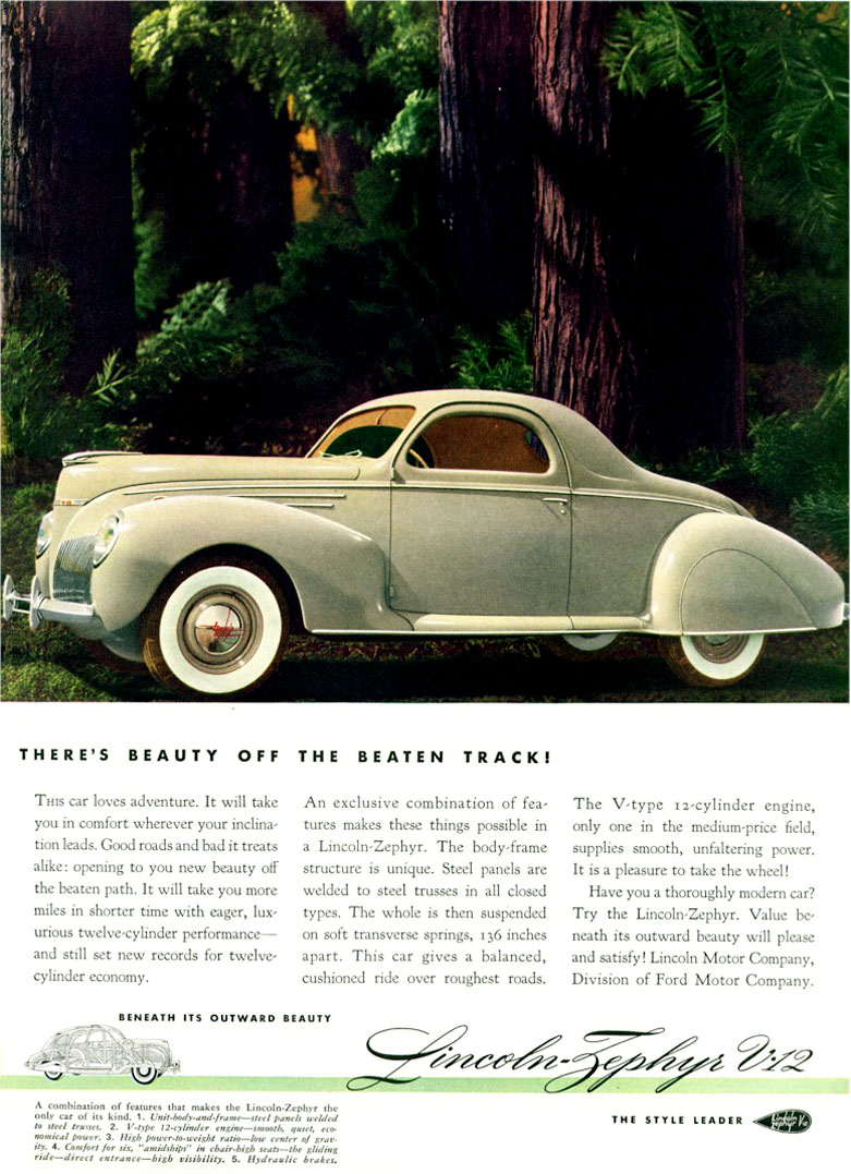 1939 Lincoln Zephyr Ad-11