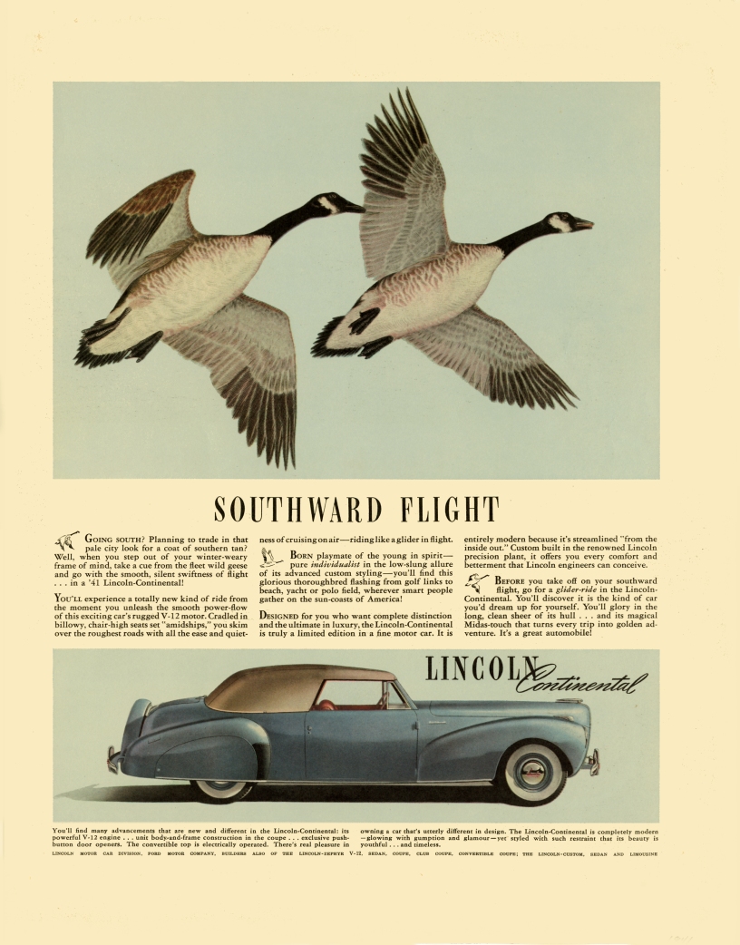 1941 Lincoln Continental Ad-01
