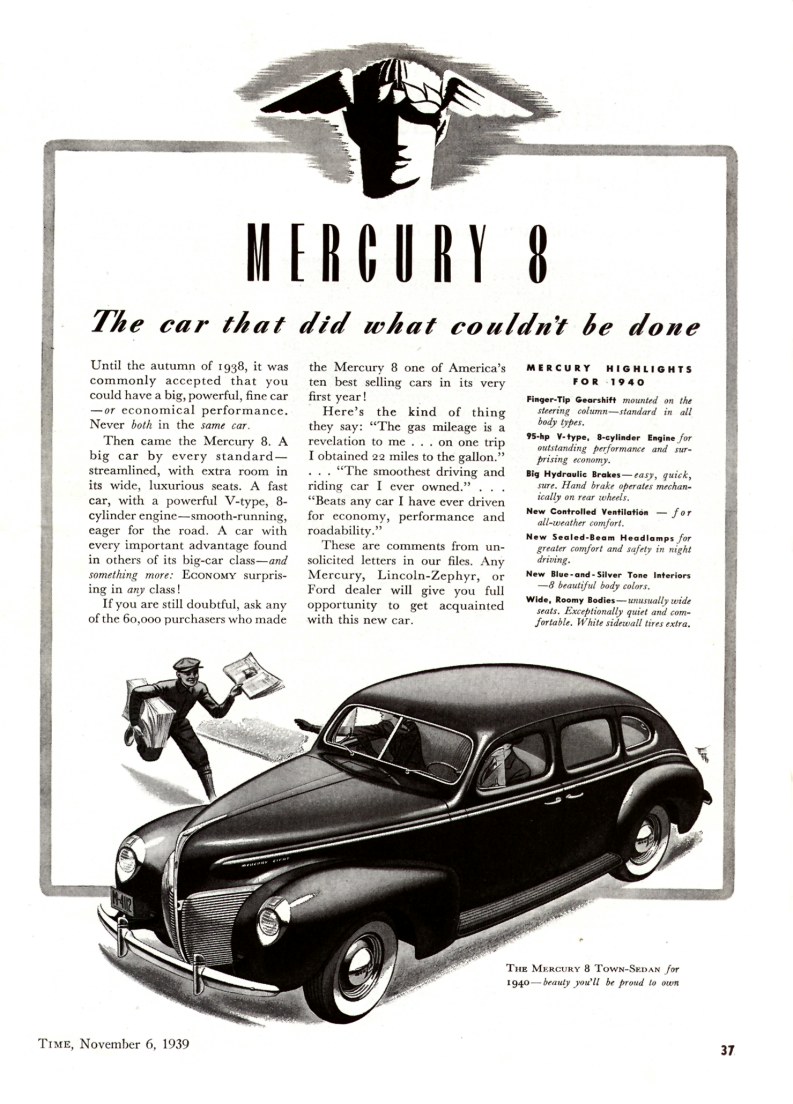 1940 Mercury Ad-10