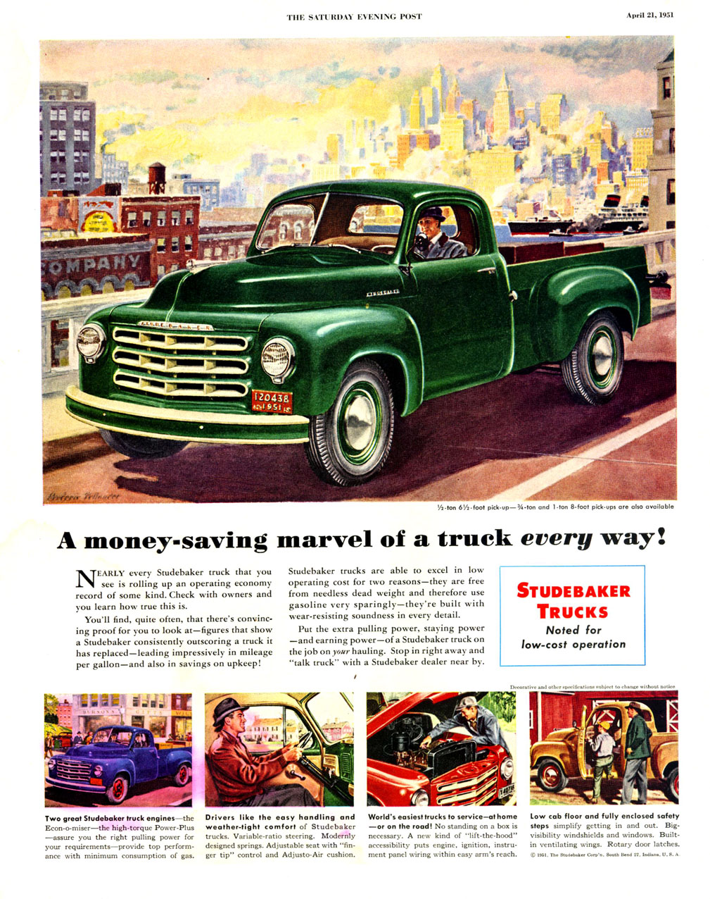 1951 Studebaker Truck Ad-01
