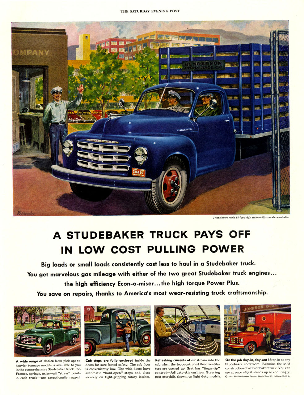 1952 Studebaker Truck Ad-01