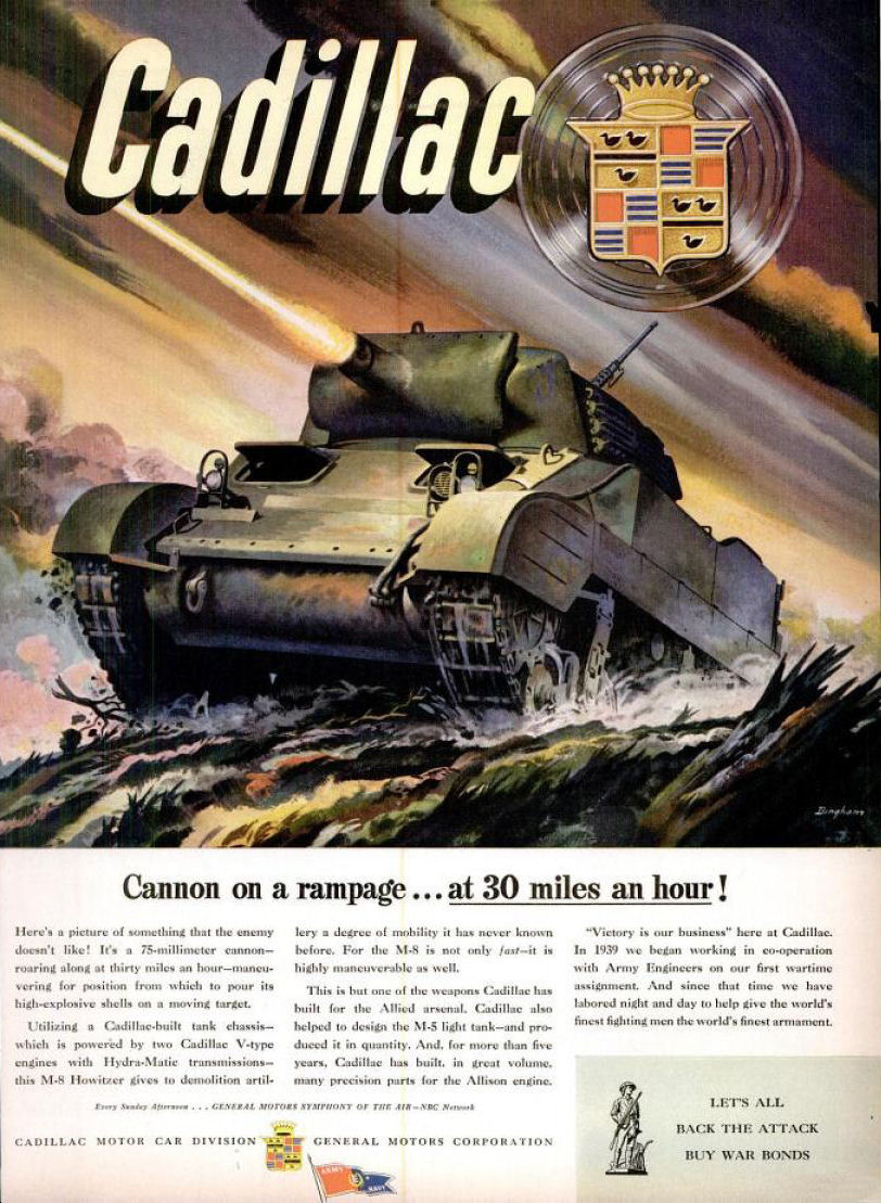 1942-45 Cadillac Ad-12