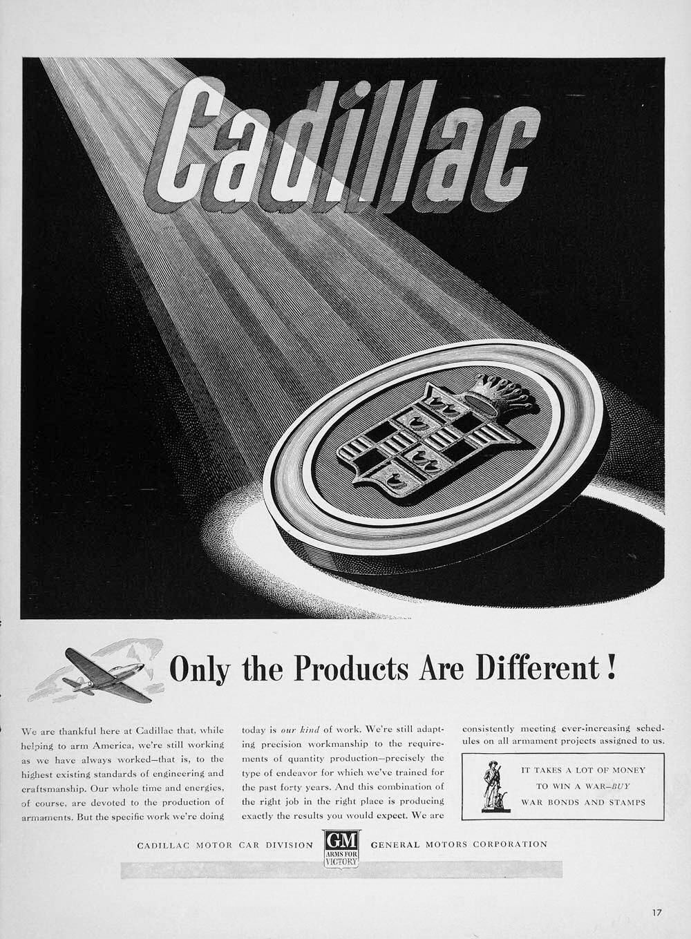 1942-45 Cadillac Ad-17