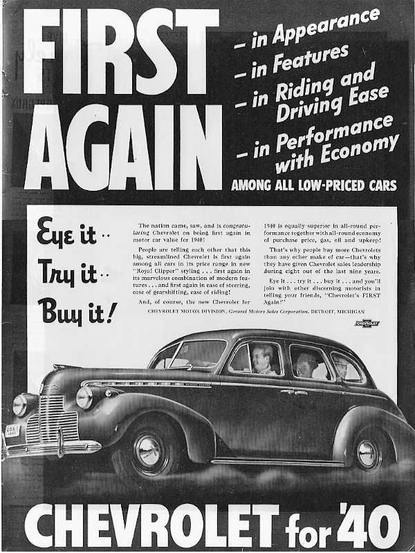 1940 Chevrolet Ad-10