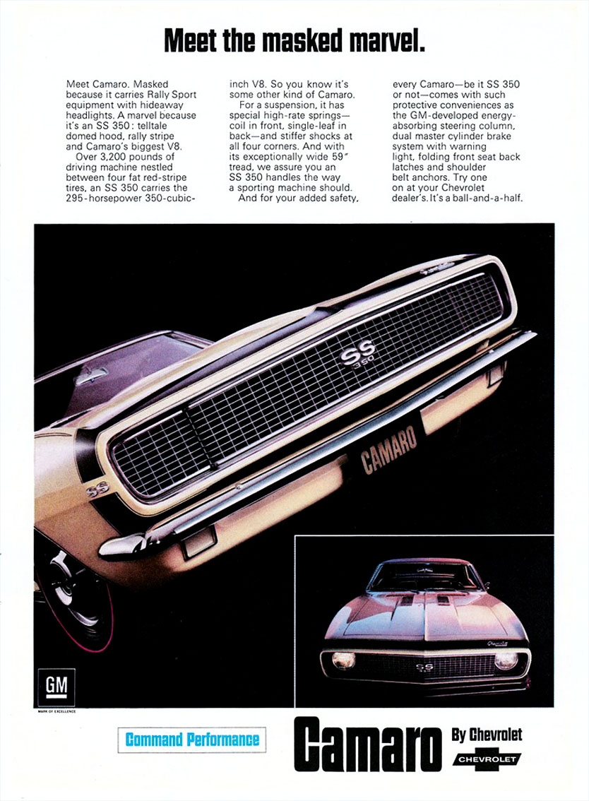1967 Camaro Ad-12