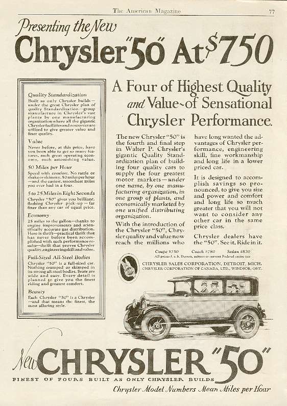 1926 Chrysler Ad-20