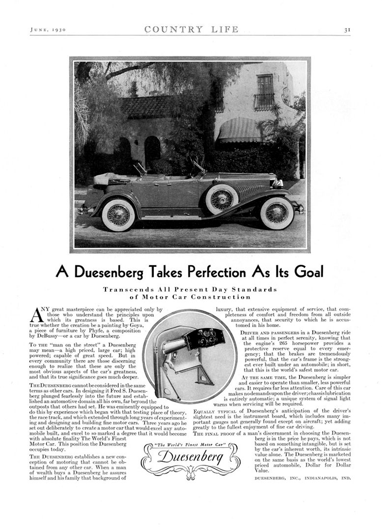 1930 Duesenberg Ad-01