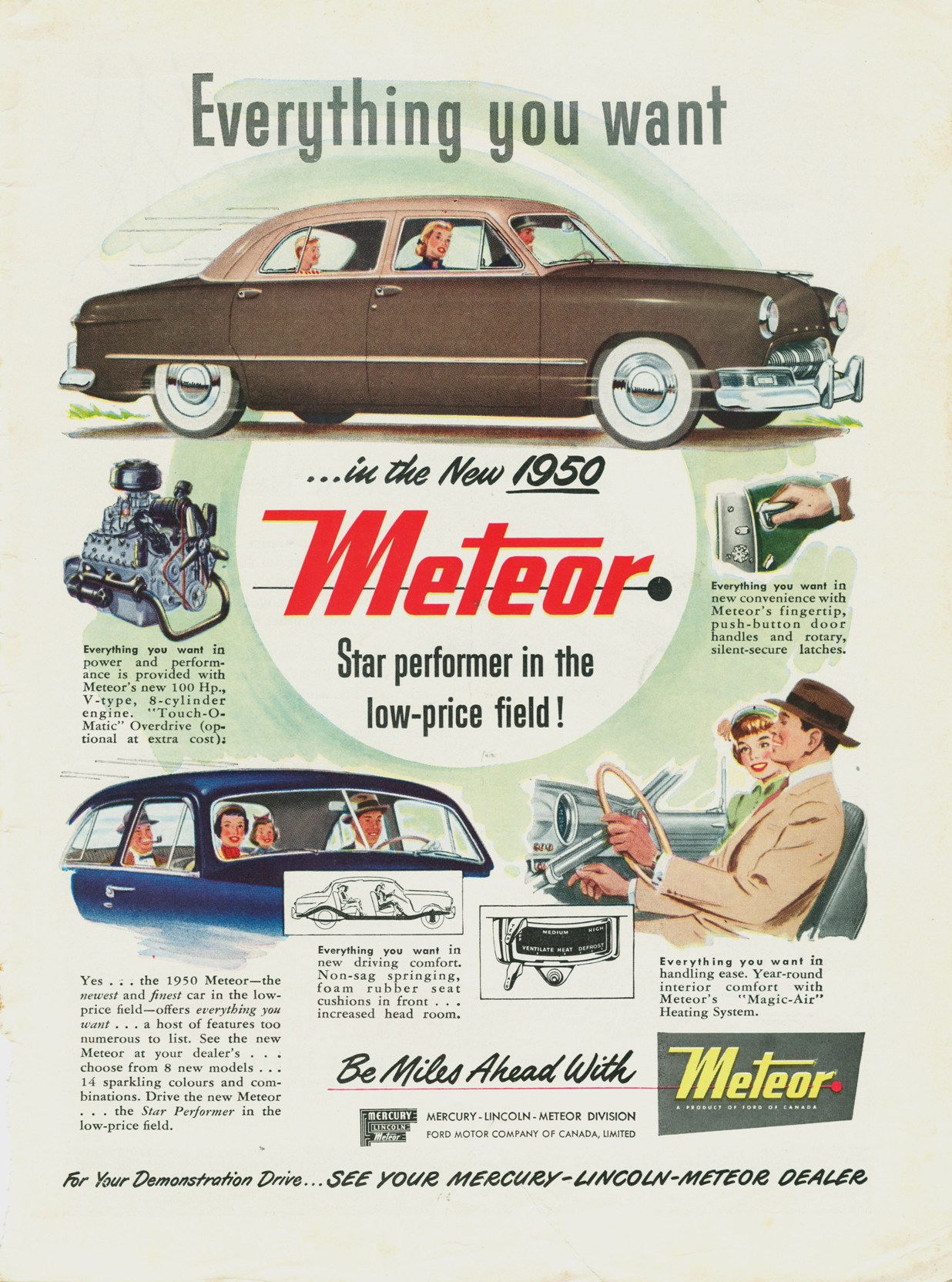 Ford adverts 1950 s #8