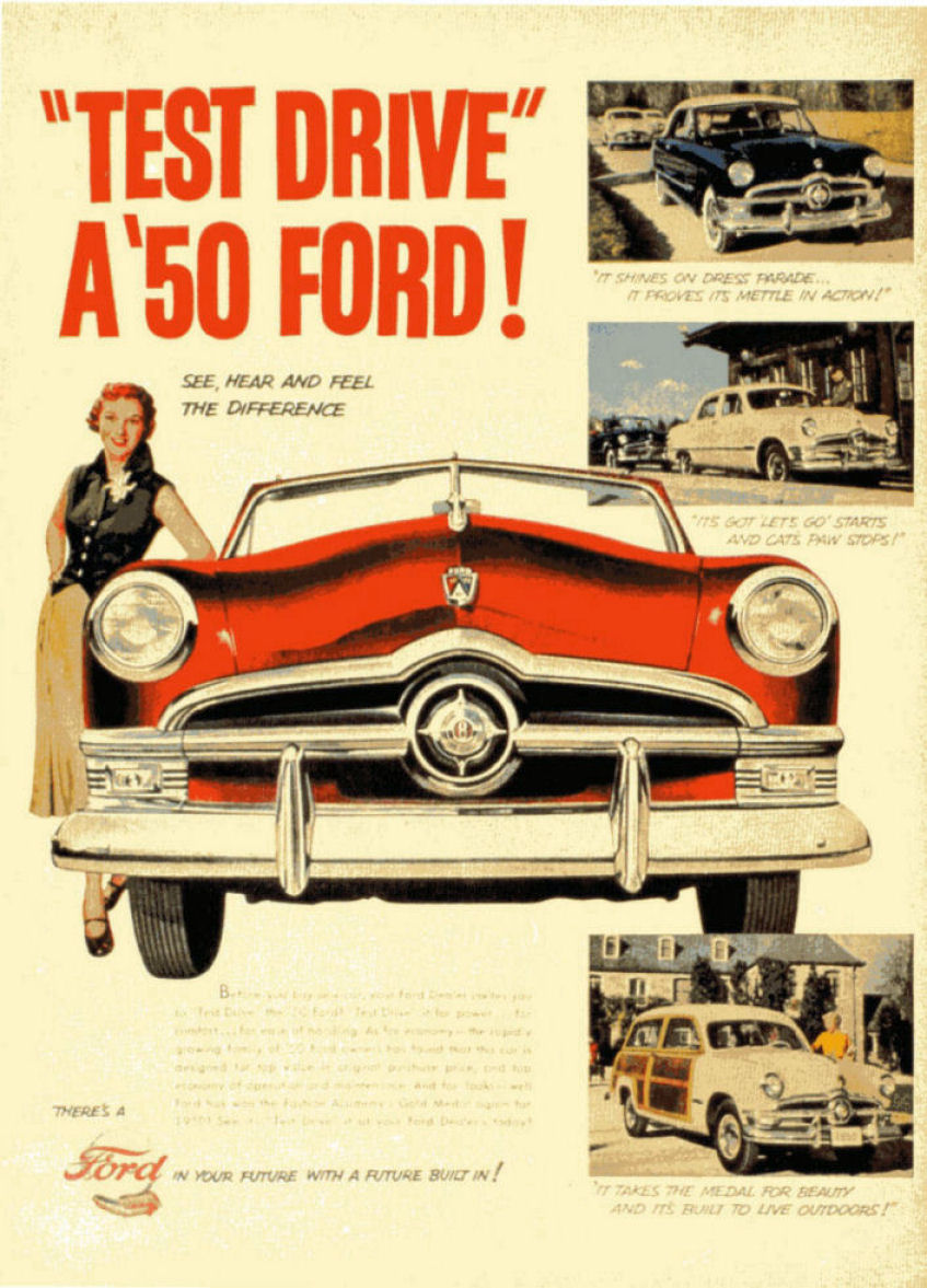 Ford advertisements 1950 #9