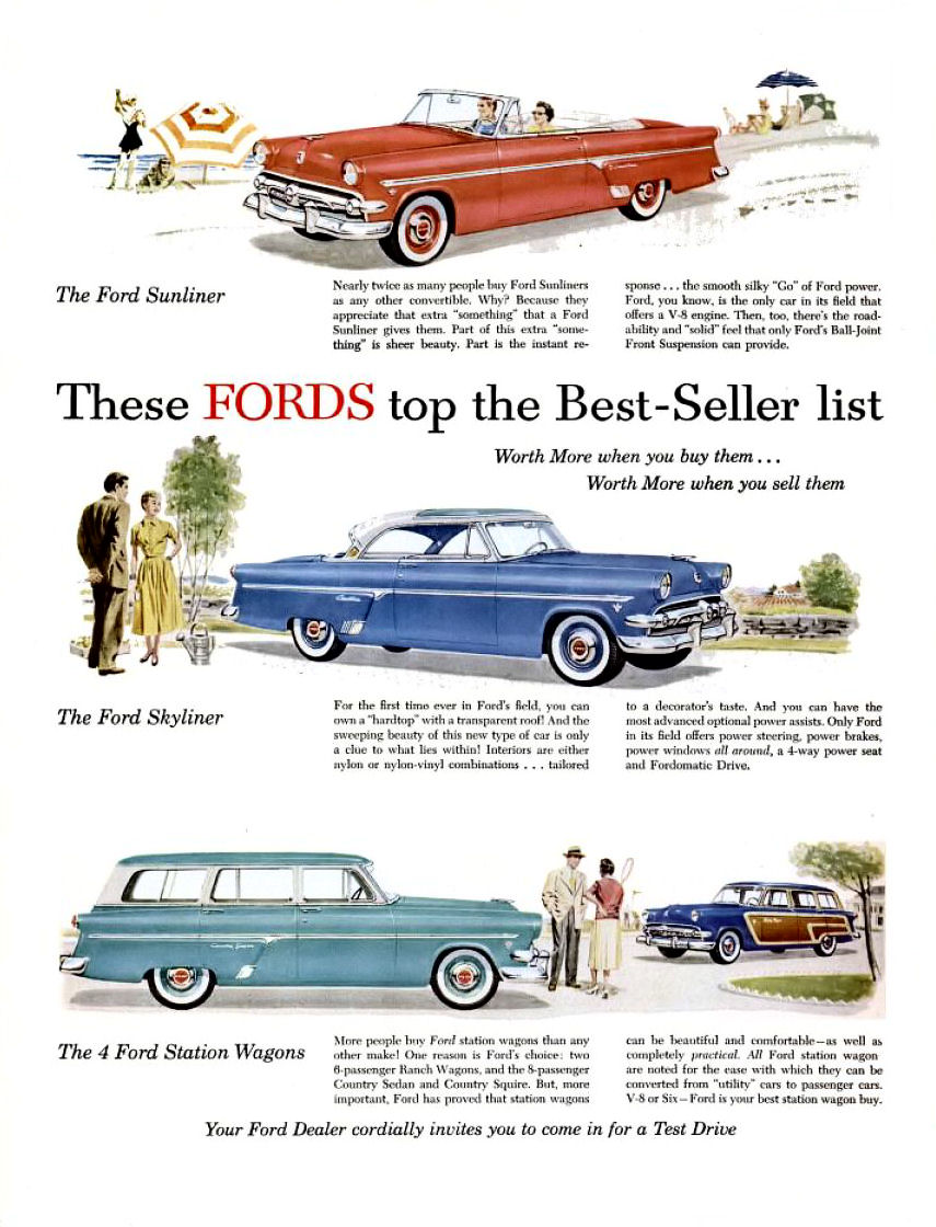 1954 Ford advertisements #7