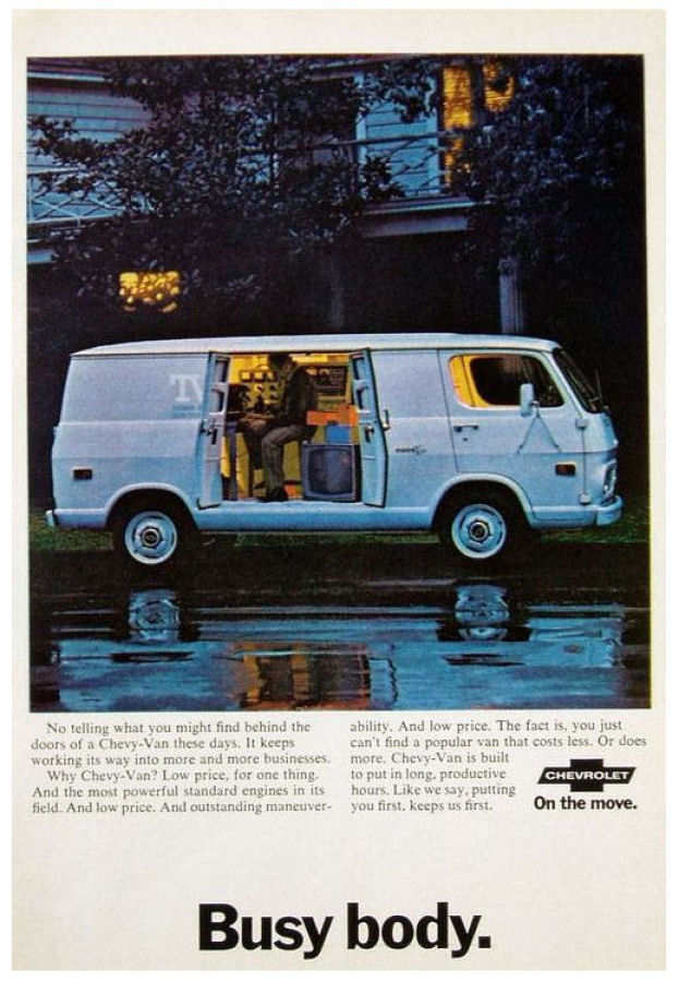 1969 Chevrolet Van Ad-01