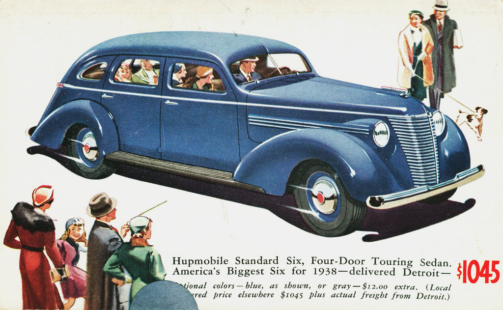 1938 Hupmobile Skylark Postcard-01