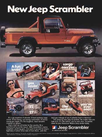 Early 80s Jeep ad