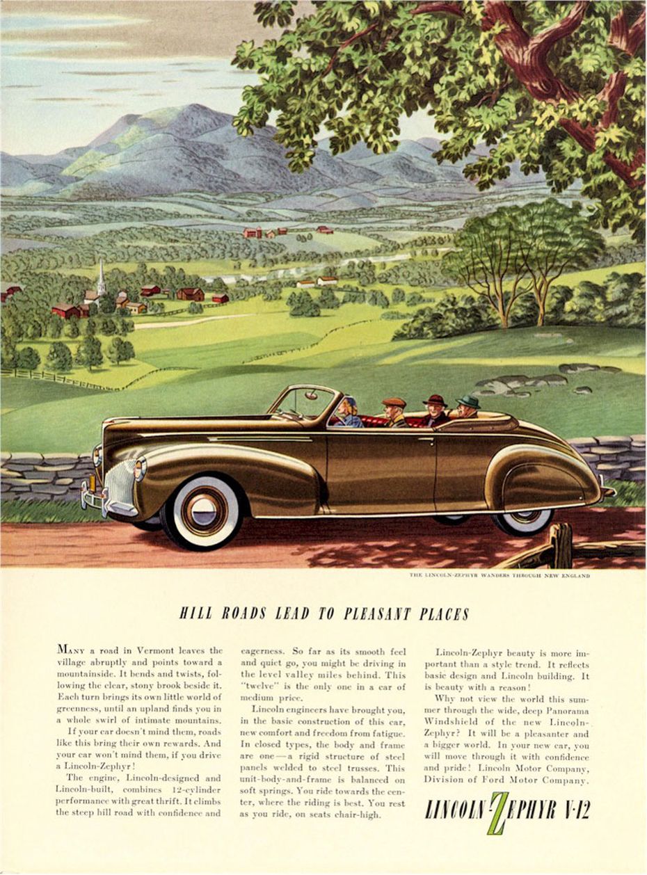 1940 Lincoln Zephyr Ad-10