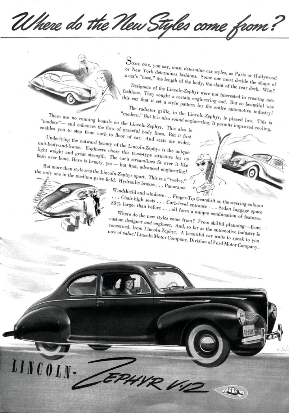 1940 Lincoln Zephyr Ad-17