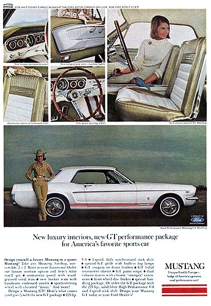 1965 Ford mustang advertisements #2