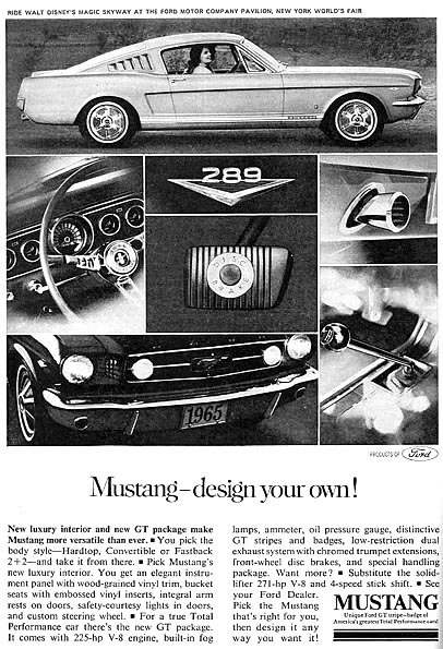 1965 Ford mustang commercials #7
