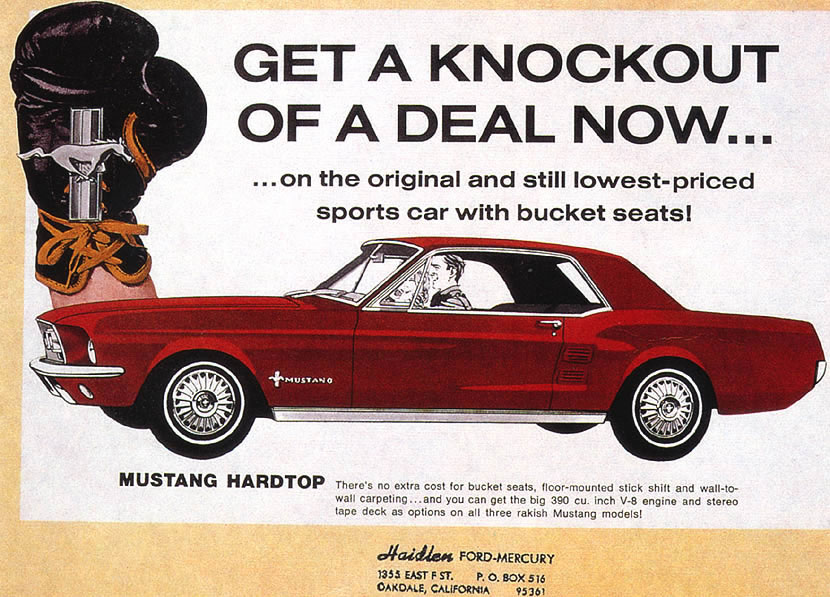 Ford mustang car advertisements #8