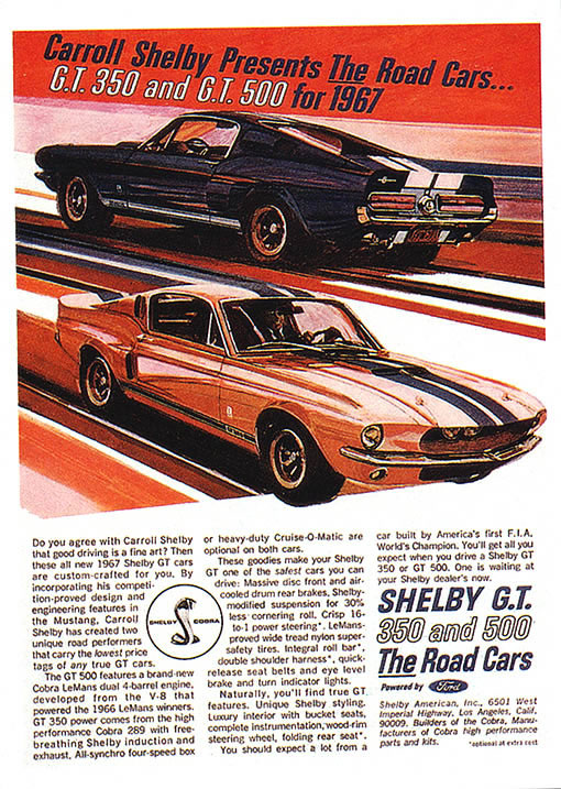 1967 Shelby Mustang Ad-01
