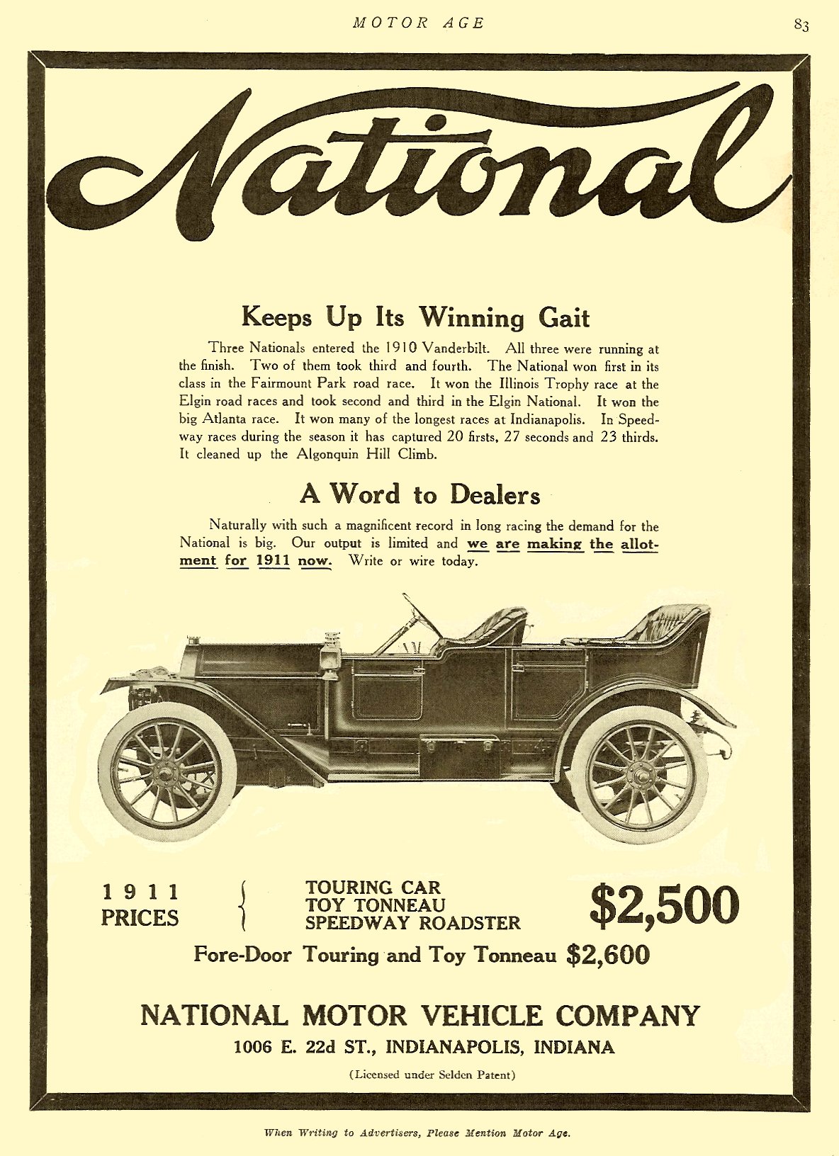 1911 National Ad-01