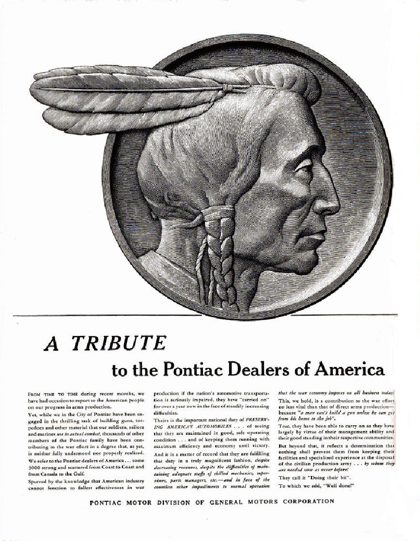 1942-45 Pontiac Ad-16