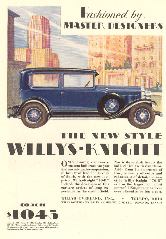 1929 Willys-Knight Ad-01